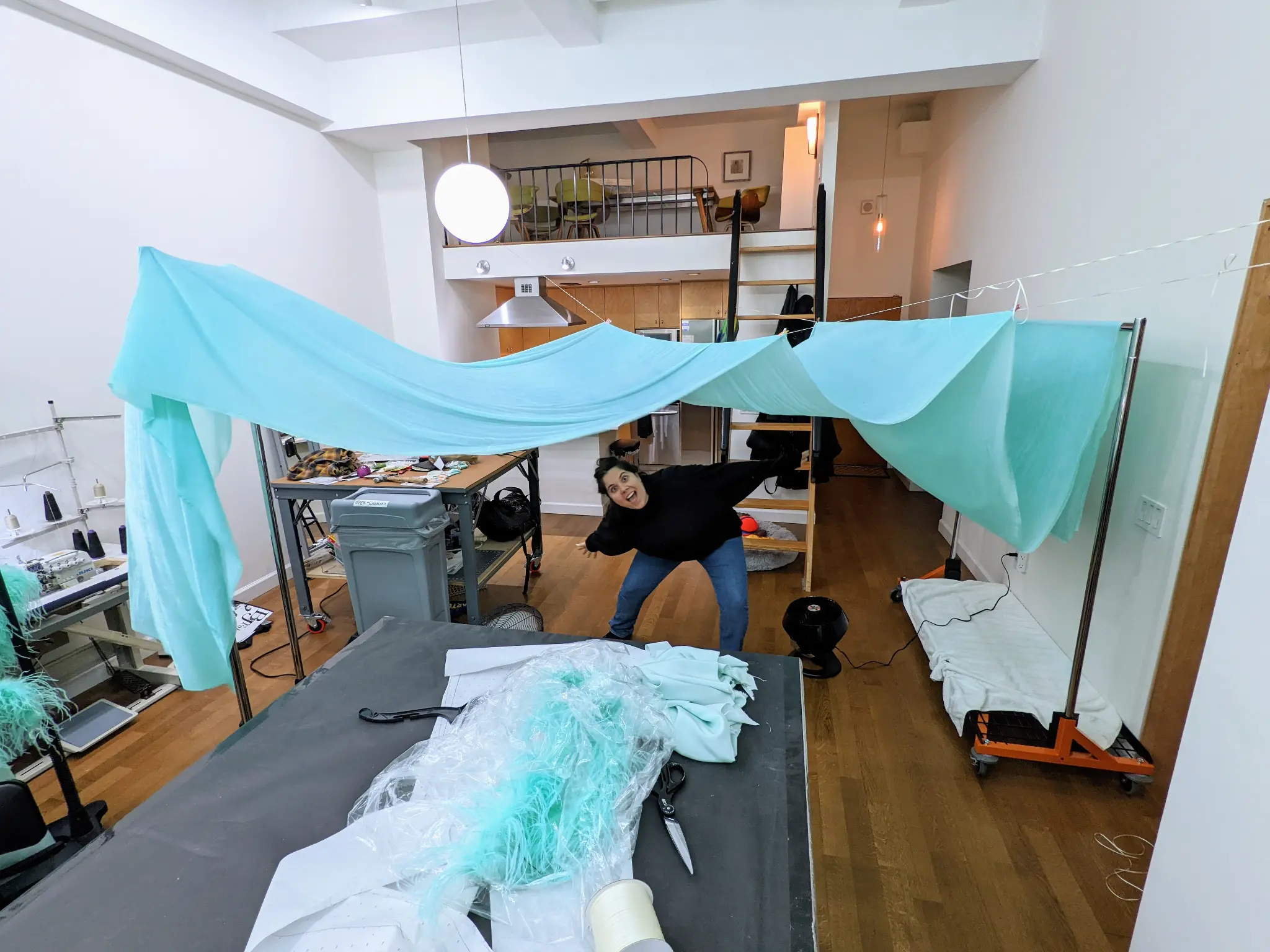 Studio work in progress